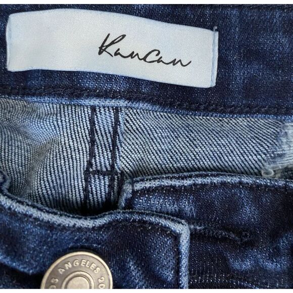 KanCan Jeans Women’s Sz 5/26 (26x27) Blue Destroyed Distressed Skinny Ankle - Picture 9 of 10